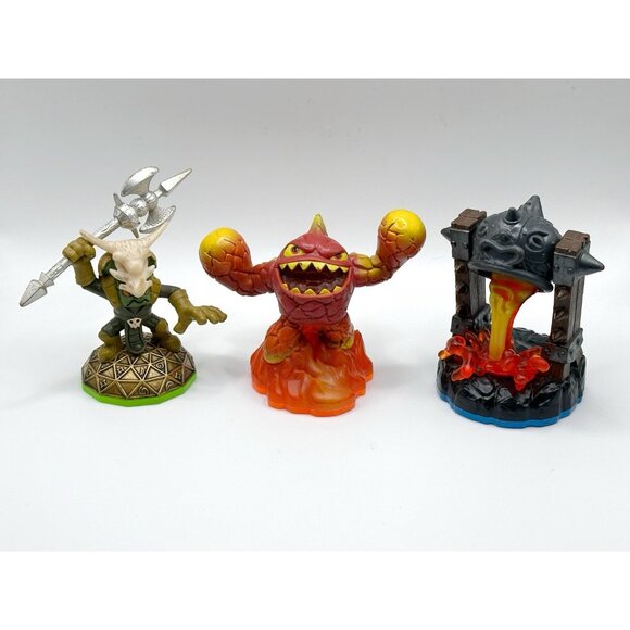 Lot Of 3 Skylanders Voidood, Eruptor,‎ Fiery Forge - Picture 1 of 2